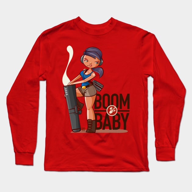 Boom Beach: Zooka Long Sleeve T-Shirt by mofarik